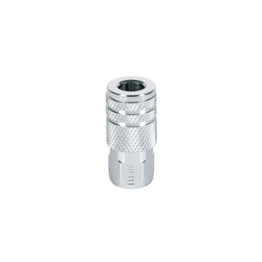 27028 COPLE RÁPIDO DE ACERO, HEMBRA, CUERDA 1/4' NPT, PRETUL
