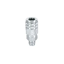 27029 COPLE RÁPIDO DE ACERO, MACHO, CUERDA 1/4' NPT, PRETUL