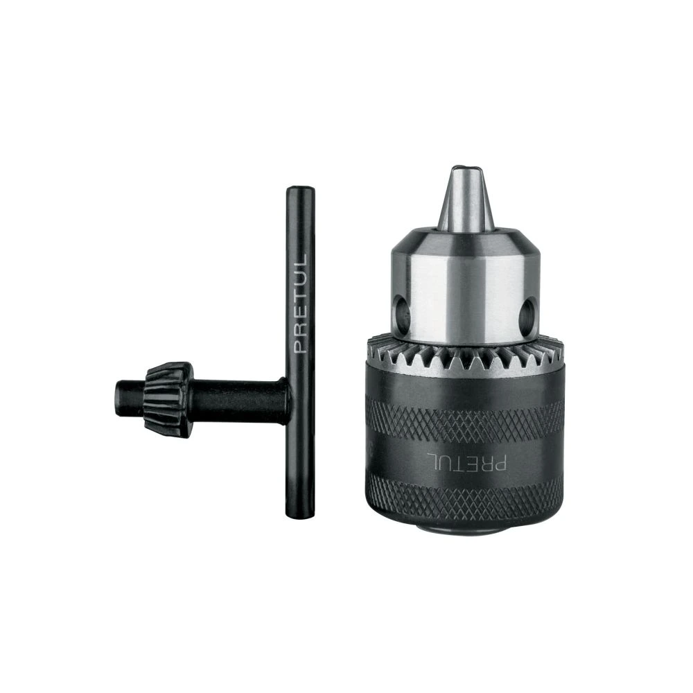 [BRO-3/8N-P] 27037 BROQUERO 3/8' CON LLAVE, CUERPO MOLETEADO, PRETUL