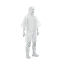 27089 PONCHO O CAPAMANGA DESECHABLE DE POLIETILENO, PRETUL