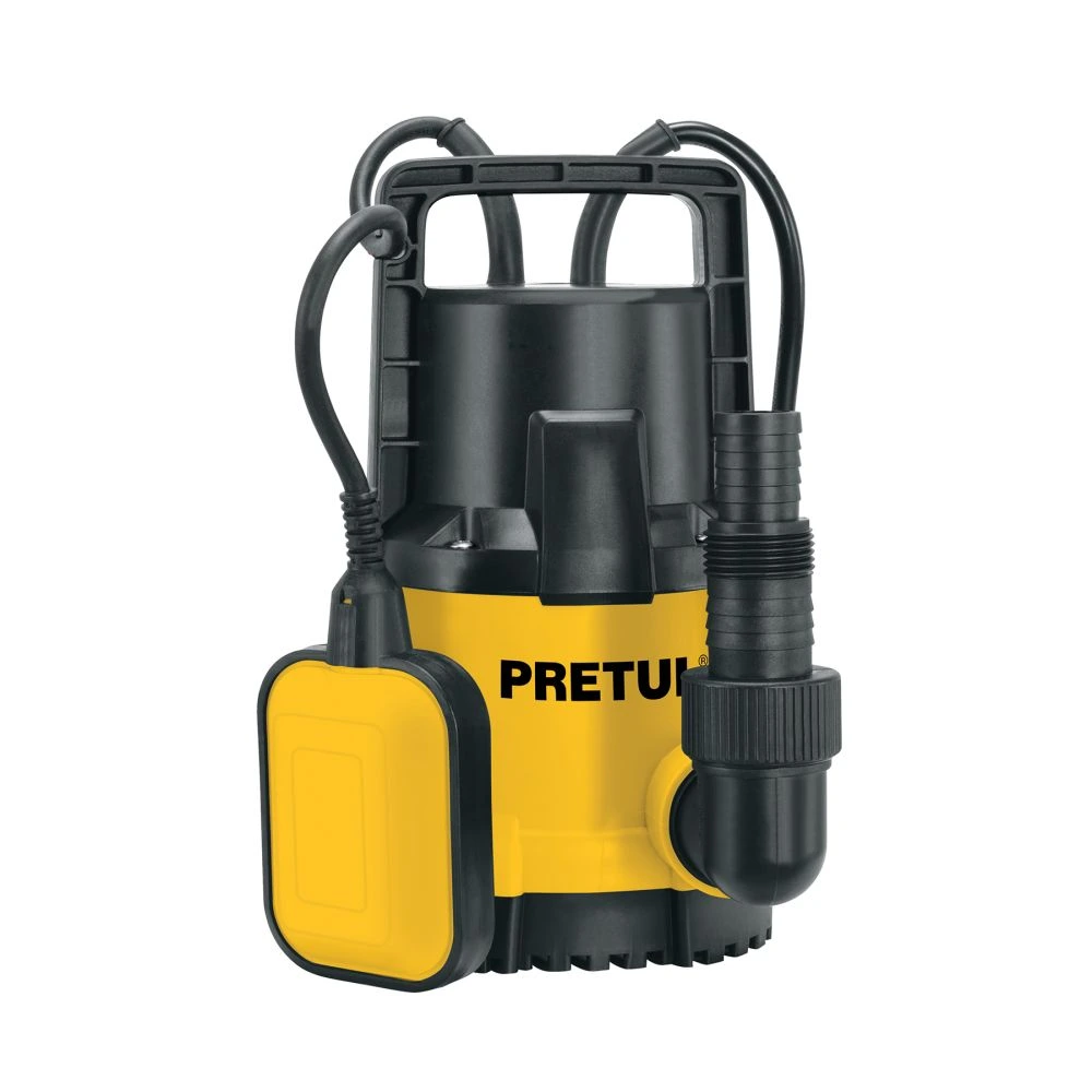 27195 BOMBA SUMERGIBLE PLÁSTICA, 1/2 HP PARA AGUA LIMPIA, PRETUL