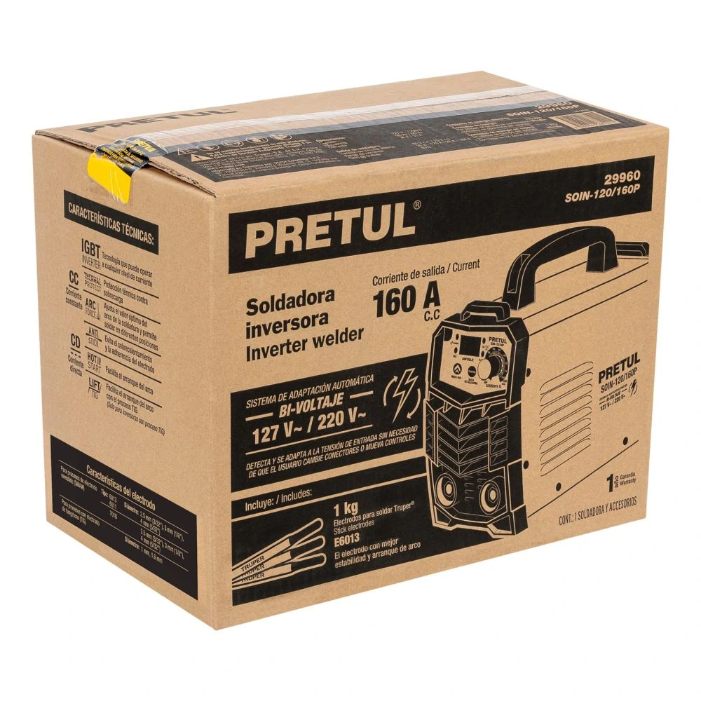 27236 CAJA DE EMPAQUE DE REPUESTO PARA SOIN-120/160P, PRETUL