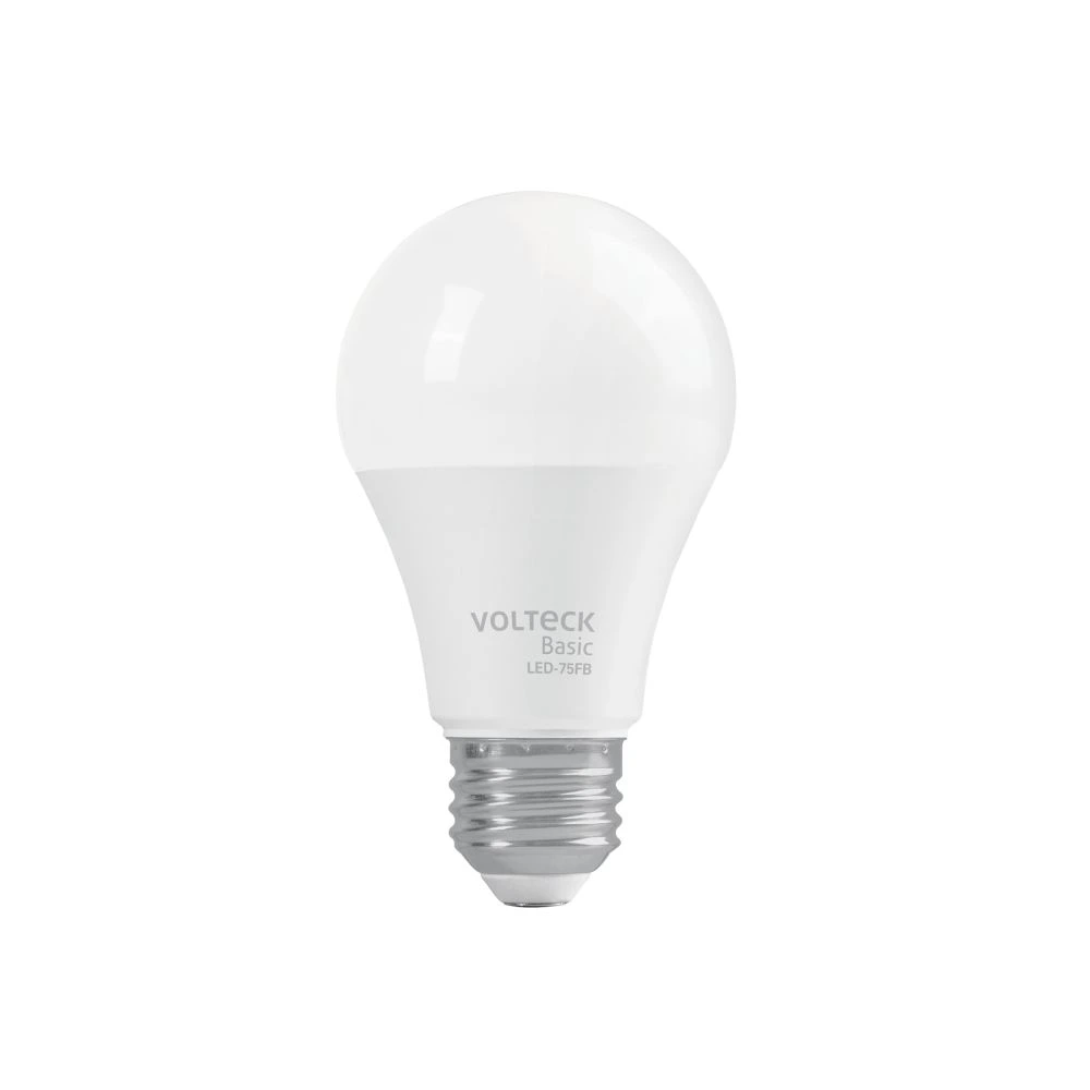 [LED-75FB] 28063 FOCO LED 10W (75W) A19, 6500K BLANCA FRÍA, 950 LM, BASIC