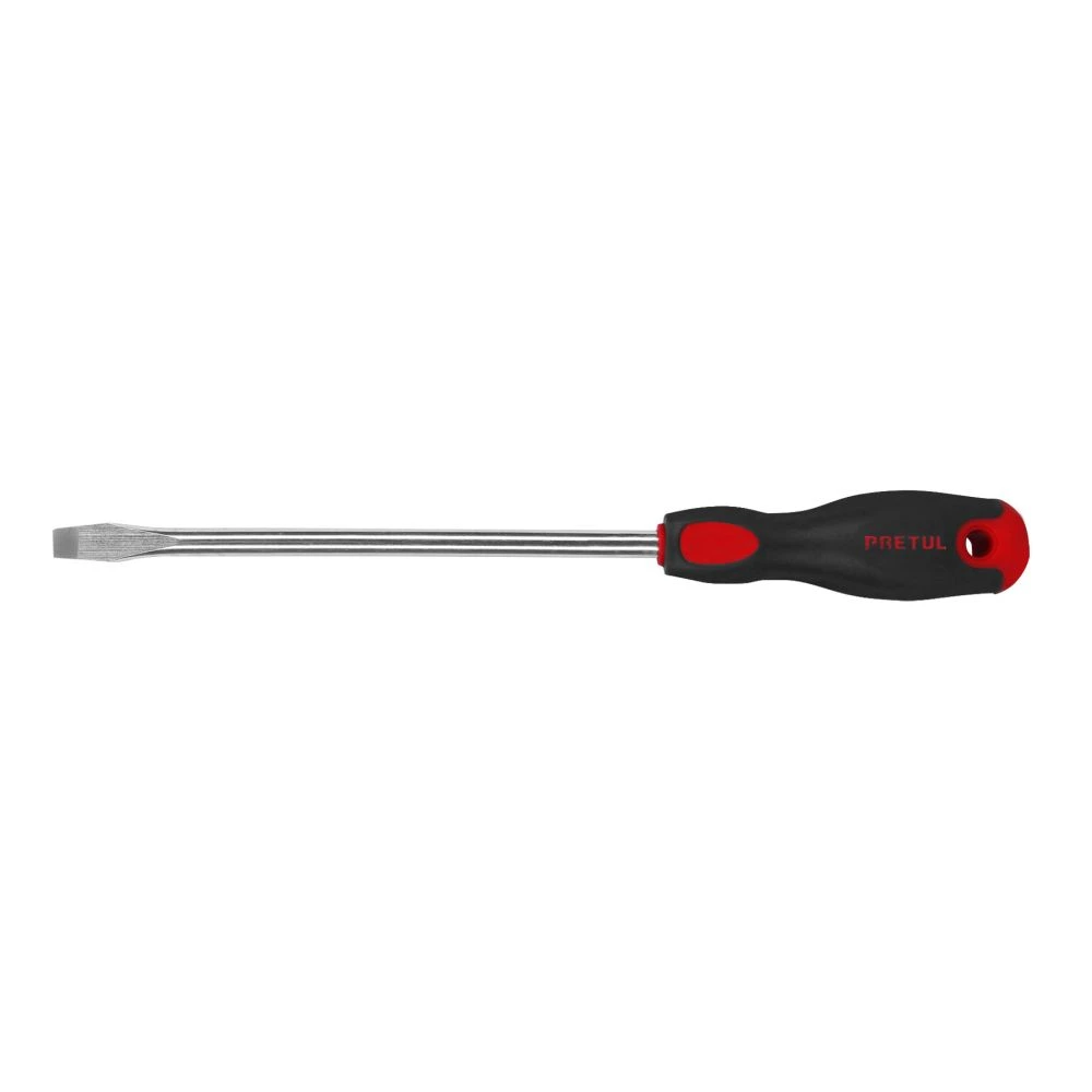 28080 DESARMADOR PLANO 3/8' X 8' MANGO COMFORT GRIP, PRETUL