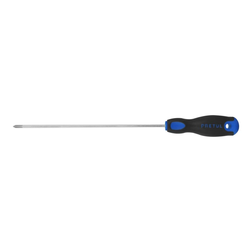 28082 DESARMADOR DE CRUZ 1/8' X 4' MANGO COMFORT GRIP, PRETUL