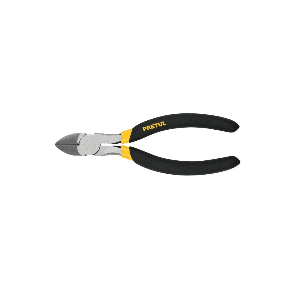 28159 PINZA DE CORTE DIAGONAL 6' MANGO DE VINIL, A GRANEL, PRETUL