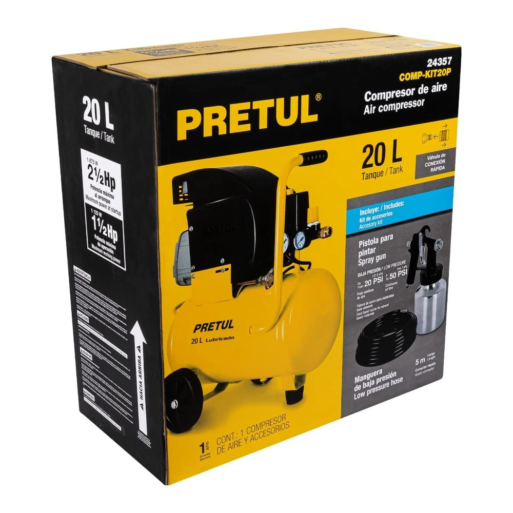 28238 CAJA DE EMPAQUE DE REPUESTO PARA COMP-KIT20P, PRETUL