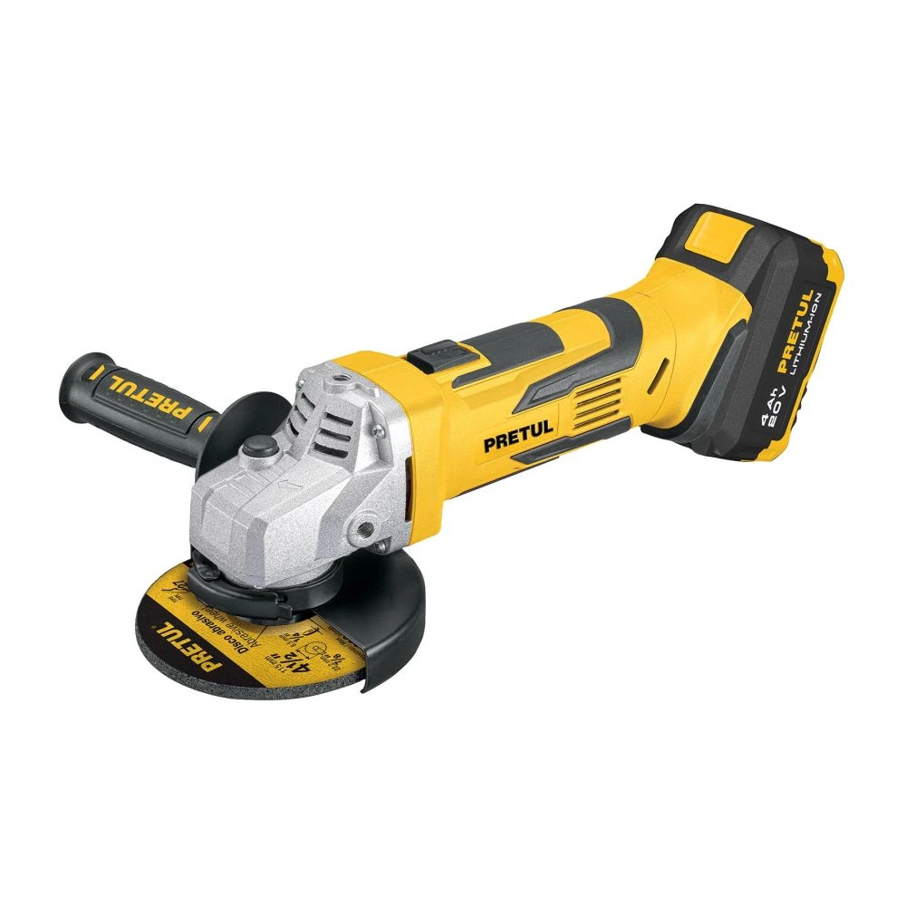 28267 ESMERILADORA 4-1/2', 20V, 1 BATERÍA 4AH, PRETUL