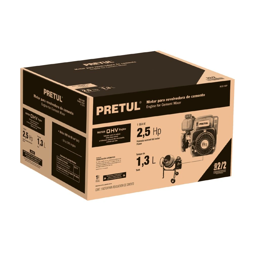 28294 CAJA DE EMPAQUE DE REPUESTO PARA MOTOR RECE-160P, PRETUL