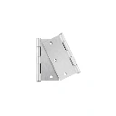 29064 BOLSA C/2 BISAGRAS CUADRADAS 3-1/2', PLANA, SATINADO, BASIC