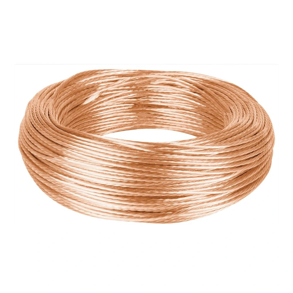 40090 METRO DE CABLE DESNUDO DE COBRE CALIBRE 10 AWG, ROLLO 100 M