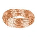 40090 METRO DE CABLE DESNUDO DE COBRE CALIBRE 10 AWG, ROLLO 100 M