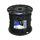 40117 METRO DE CABLE THHW-LS 12 AWG NEGRO EN CARRETE DE 500 M