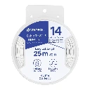 40149 CARRETE CON 25 M DE CABLE THHW-LS 14 AWG BLANCO, VOLTECK