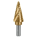 101554 BROCA ESCALONADA TITANIO 11 ESCALONES 1/4' A 7/8', EXPERT