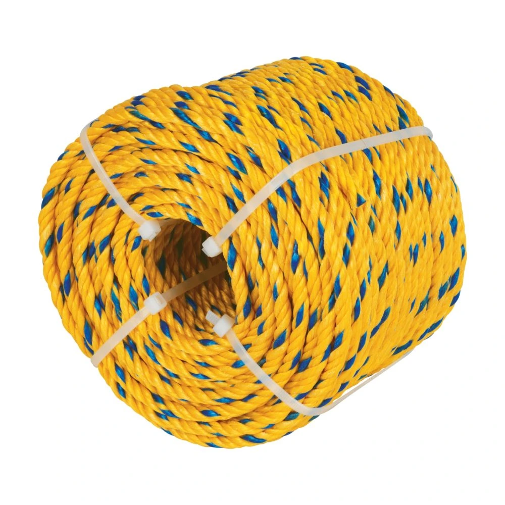 [CUE-041K] 40183 KILO DE CUERDA AMARILLA DE POLIPROPILENO 4 MM, ROLLO 1KG