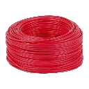 40210 ROLLO DE 100 METROS DE CABLE THW CCA 10 AWG ROJO, BASIC