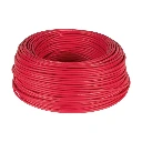 40214 ROLLO DE 100 METROS DE CABLE THW CCA 12 AWG ROJO, BASIC