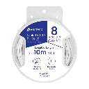 40247 CARRETE CON 10 M DE CABLE THHW-LS 8 AWG BLANCO, VOLTECK