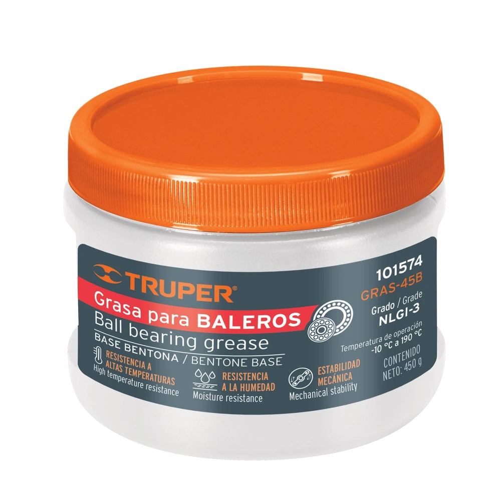 [GRAS-45B] 101574 GRASA AUTOMOTRIZ, BASE BENTONA, 450 G, TRUPER