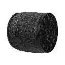 40762 KILO DE CUERDA NEGRA DE POLIPROPILENO 4 MM, CARRETE 20KG