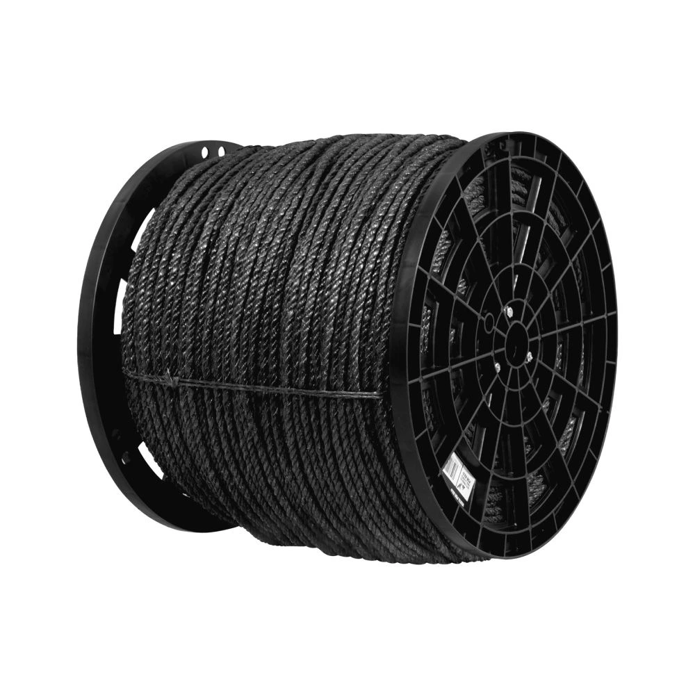 [CUE-08NK] 40764 KILO DE CUERDA NEGRA DE POLIPROPILENO 8 MM, CARRETE 20KG