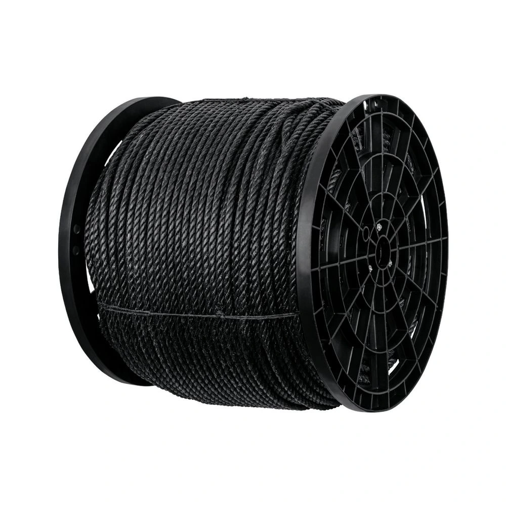 40765 KILO DE CUERDA NEGRA DE POLIPROPILENO 10 MM, CARRETE 20KG