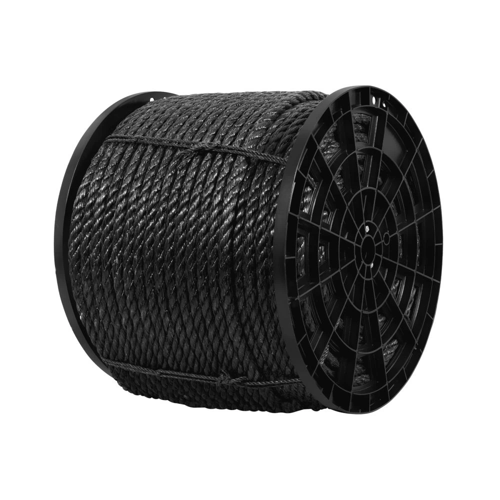40769 KILO DE CUERDA NEGRA DE POLIPROPILENO 19 MM, CARRETE 30KG