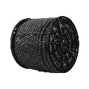 40770 KILO DE CUERDA NEGRA DE POLIPROPILENO 25 MM, CARRETE 30KG