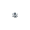 40936 BOLSA CON 100 TUERCAS FLANGE, 1/4', ACERO GALVANIZADO, FIERO