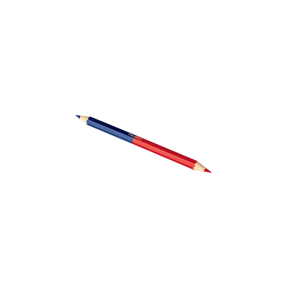 [LAP-18B] 101685 BLÍSTER CON 2 LÁPICES 18 CM BICOLOR GRUESOS PARA CARPINTERO