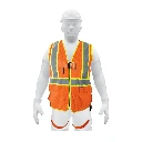 101770 CHALECO DE SEGURIDAD PARA ARNÉS, ALTA VISIBILIDAD, NARANJA