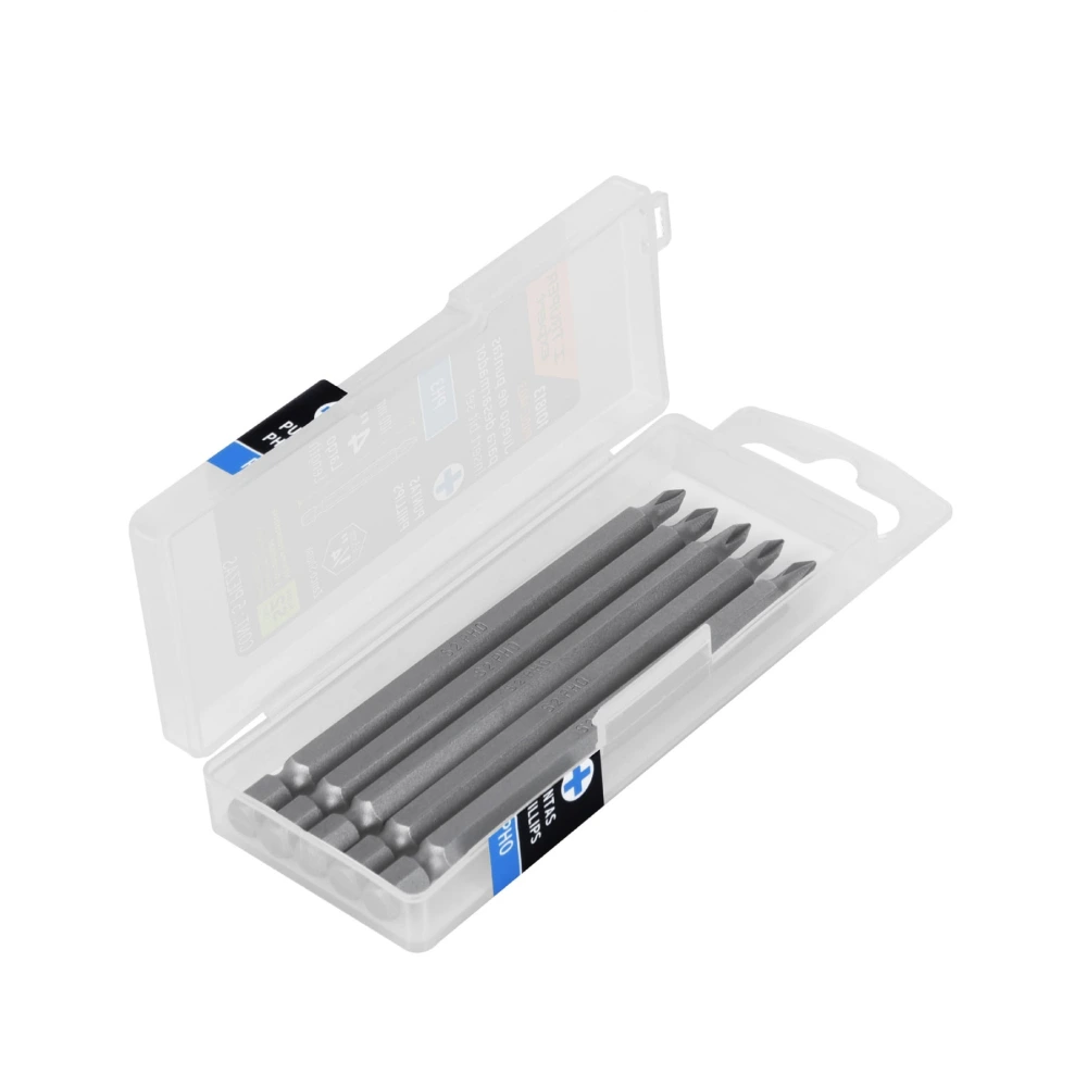[PUDE-1400] 101823 ESTUCHE CON 5 PUNTAS DE CRUZ PH0 LARGO 4', TRUPER EXPERT
