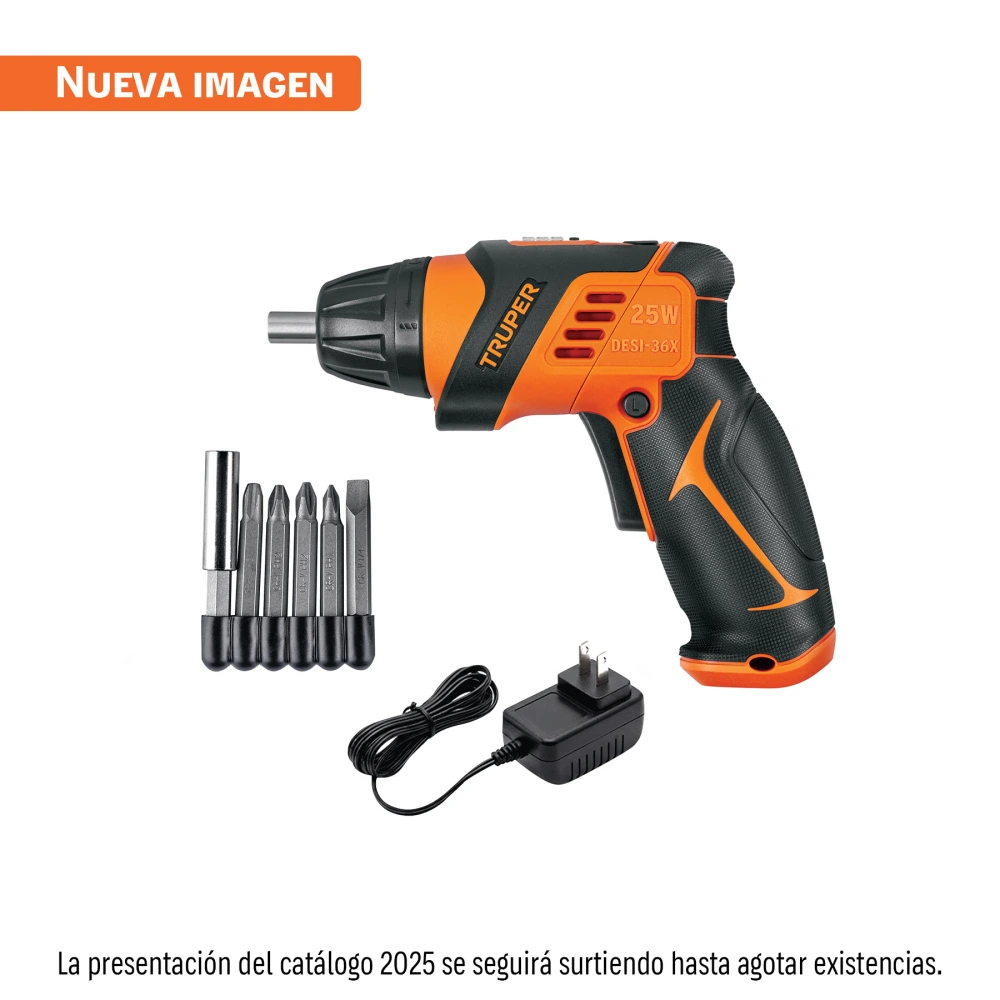 [DESI-36X] 101843 DESTORNILLADOR 3.6V, 2 POSICIONES, PRO
