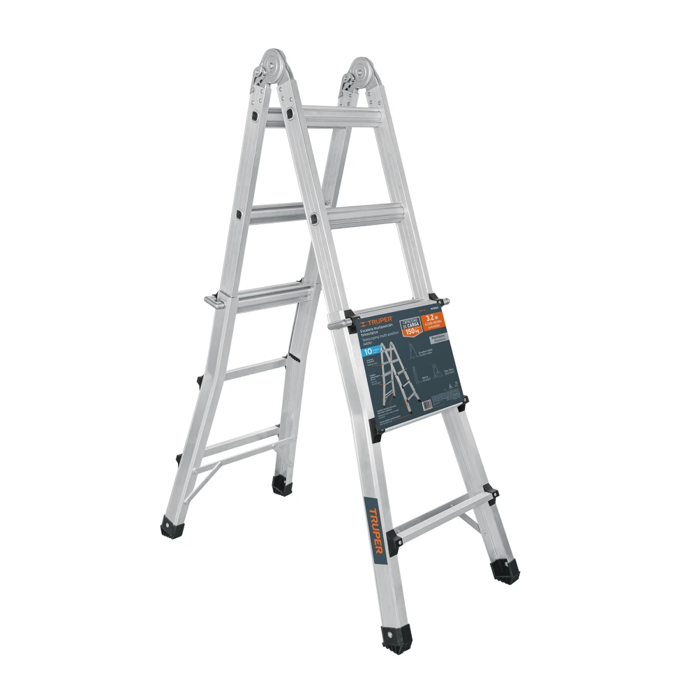 101883 MULTIESCALERA TELESCÓPICA, 3.2 M, CAPACIDAD DE CARGA 150 KG