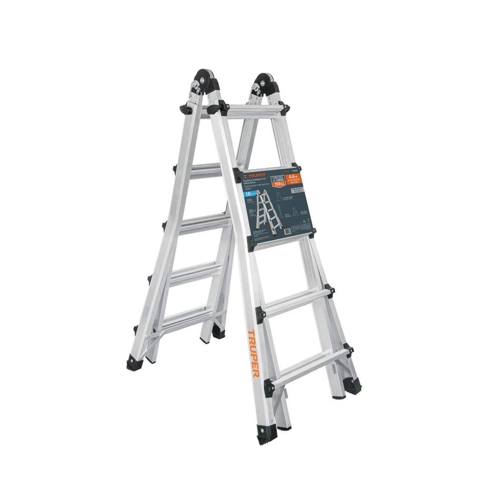 101884 MULTIESCALERA TELESCÓPICA, 4.5 M, CAPACIDAD DE CARGA 150 KG