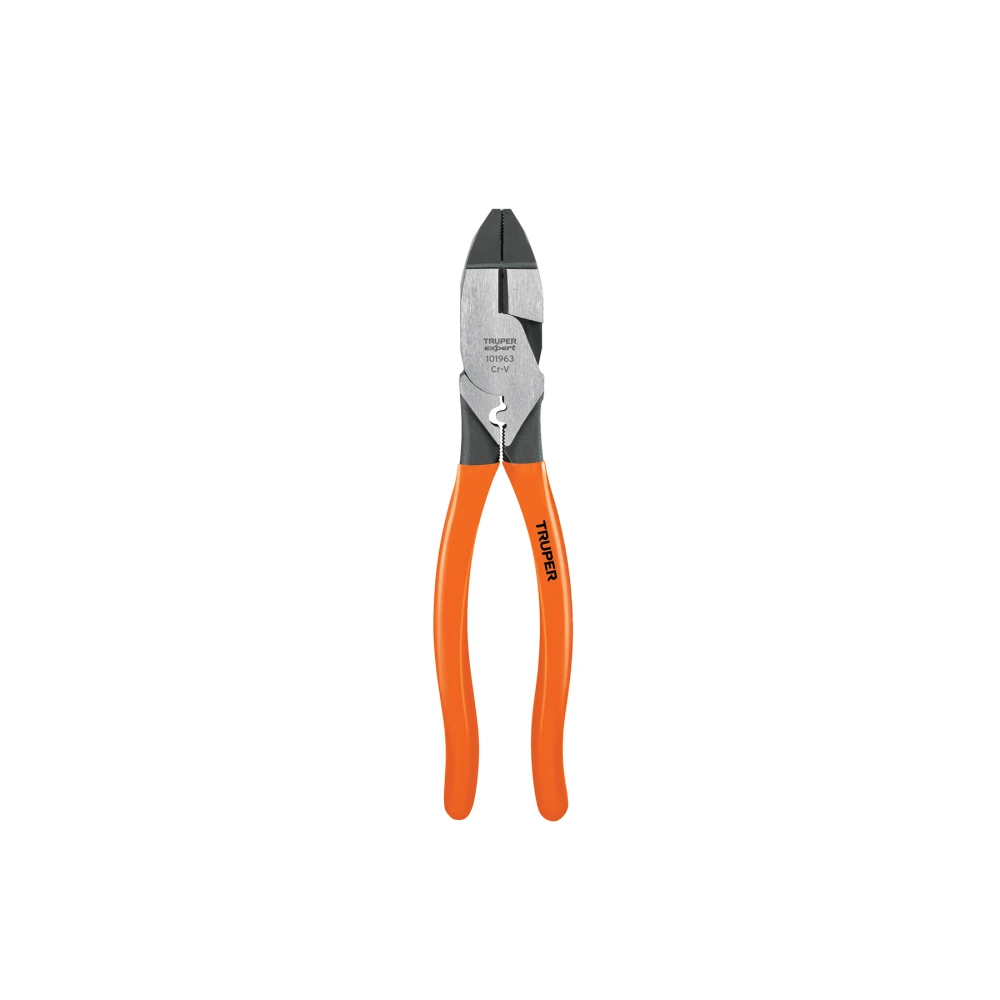 [T210-9X] 101963 PINZA PARA ELECTRICISTA 9' C/PONCHADOR DE TERMINALES, EXPERT