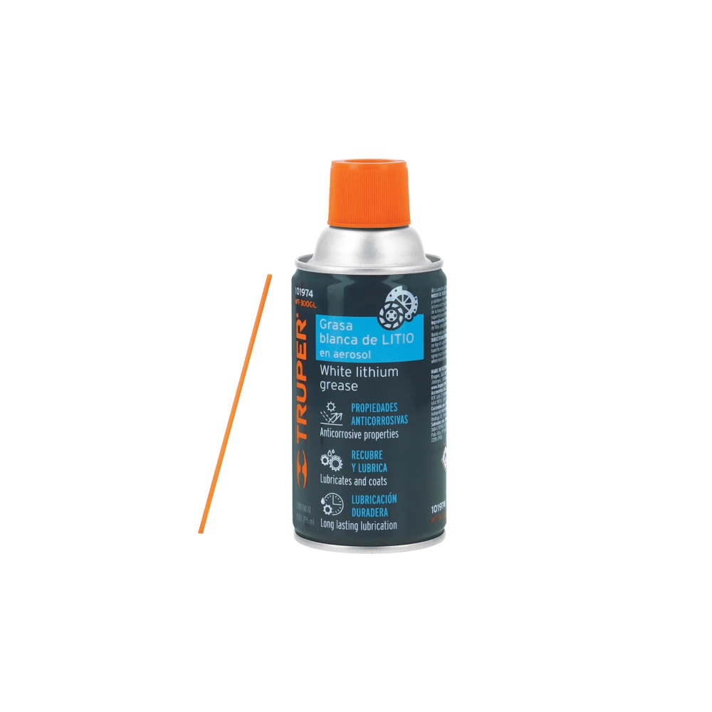[WT-300GL] 101974 GRASA BLANCA DE LITIO EN AEROSOL 295 ML, TRUPER