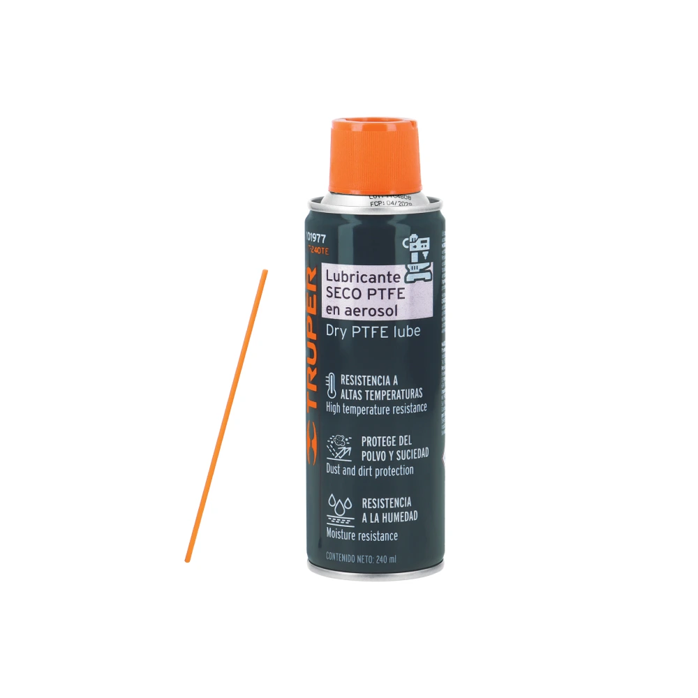 [WT-240TE] 101977 LUBRICANTE SECO PTFE EN AEROSOL 240 ML, TRUPER