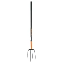 102100 BIELDO PARA PAJA, 4 DIENTES, MANGO LARGO DE ACERO 48' TRUPER