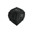 102327 RESPIRADOR PLEGABLE N95 NEGRO PARA POLVOS Y PARTÍCULAS