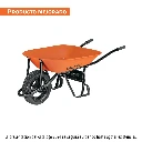 10233 CARRETILLA 4.5 FT3 IMPONCHABLE, BASTIDOR TUBULAR, TRUPER