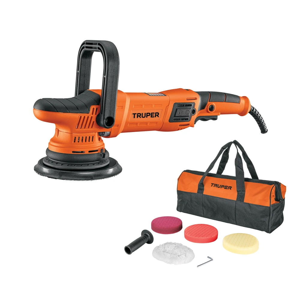 [PULA-6A] 102333 PULIDORA DOBLE ACCIÓN 6', 900W, TRUPER PRO