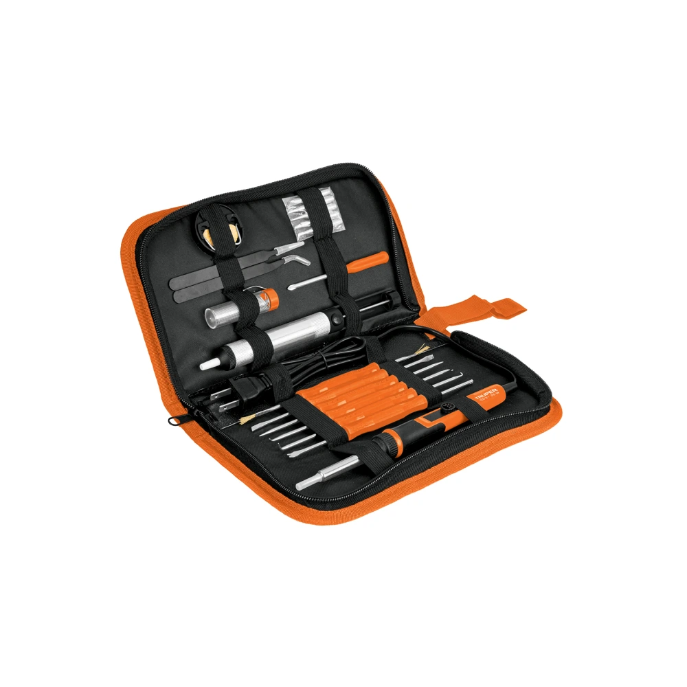 [CAU-25ERK] 102424 KIT SOLDADURA ELECTRÓNICA CON CAUTÍN DE 25 W, TEMP REGULABLE