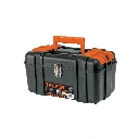 102434 CAJA PARA HERRAMIENTA 17' COMPARTIMENTOS Y BROCHES METÁLICOS