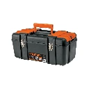 102435 CAJA PARA HERRAMIENTA 20' COMPARTIMENTOS Y BROCHES METÁLICOS