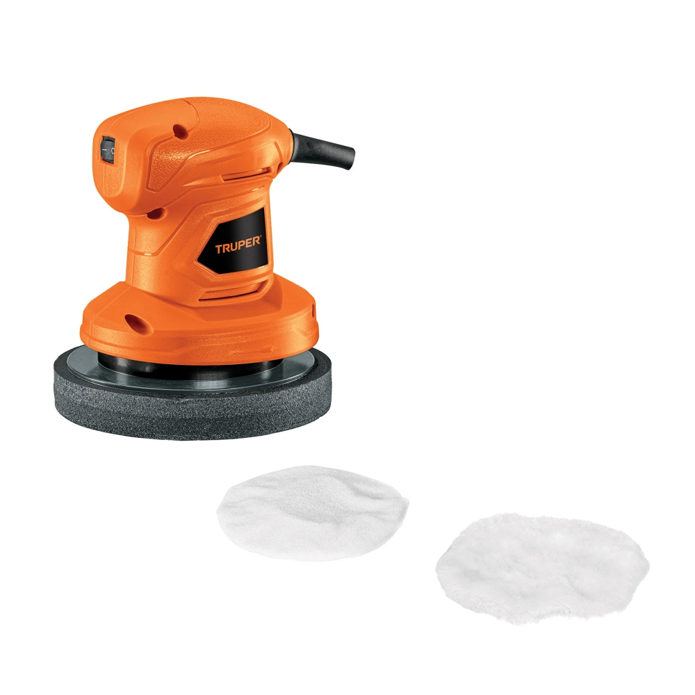 102633 PULIDORA ROTO-ORBITAL COMPACTA 6', 45W, TRUPER PRO
