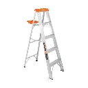 10264 ESCALERA DE TIJERA TIPO LL 4 PELDAÑOS Y BANDEJA, TRUPER