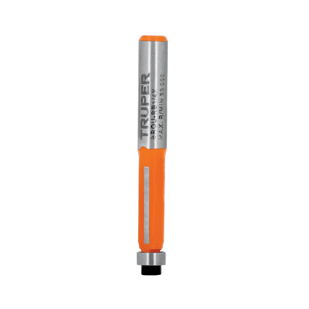 [BROU-RB1/4X] 102720 BROCA PARA ROUTER, CORTE RECTO, 1/4' CON BALERO, TRUPER
