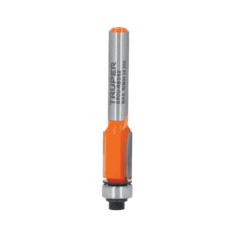 [BROU-RB3/8X] 102721 BROCA PARA ROUTER, CORTE RECTO, 3/8' CON BALERO, TRUPER